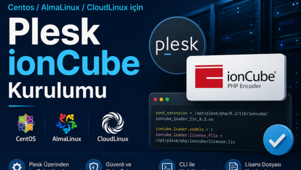 Centos / AlmaLinux / CloudLinux için Plesk ionCube Kurulumu